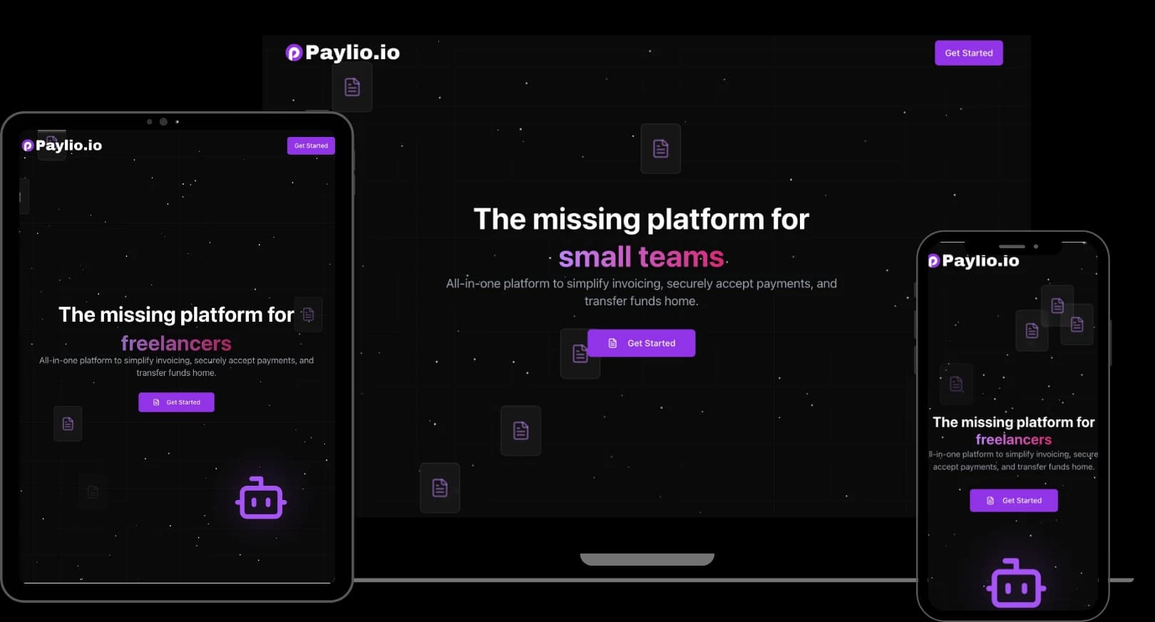 Paylio.io on multiple devices